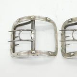 George III Pair of Sterling Silver Belt Buckles Antique 1796 London