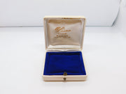 German White Faux Leather Jewellery Box Vintage c1960 Wetzlar