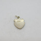 .900 Silver 'Bruxelles' Enamel Shield Travel Souvenir Charm Vintage c1970s