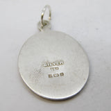 Sterling Silver St Christopher Travel Charm Pendant Vintage c1970s