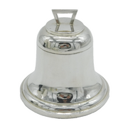 Sterling Silver Large Novelty Ships Bell Inkwell Antique 1920 Birmingham