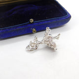 Sterling Silver Flamenco Dancer Charm Pendant Vintage c1970