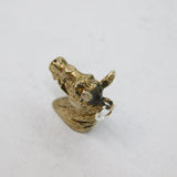 Sterling Silver Horse Head With Bridle Charm Pendant Vintage c1970