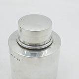 Edwardian Sterling Silver Barrel Form Tea Caddy Antique 1909 Birmingham