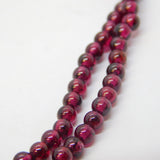 19th Century 9ct Gold & Almandine Garnet Two-Strand Necklace Antique c1880s