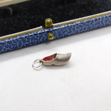 Sterling Silver Little Dutch Clog Shoe Charm Pendant Vintage c1970