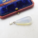 Sterling Silver and Quartz Crystal Charm Pendant Vintage c1970