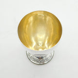 George III Sterling Silver Neoclassical Cameo Goblet Antique 1780 London