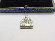 800 Silver Berchtesgaden German City Scape Charm Pendant Vintage c1970