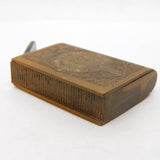 King Edward VII Early Bakelite Coronation Vesta Case Antique c1902