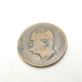Italian King Umberto I 10 Centesimi Coin Antique 1893 Victorian