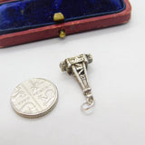 Sterling Silver Blackpool Tower Charm Pendant Vintage c1970