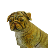 20th Century Franz Bergmann Cold Painted Vienna Bronze Pug Figurine Antique