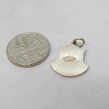 Sterling Silver Weston Super Mare Enamel Charm Pendant Vintage c1970