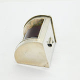 Victorian Novelty Sterling Silver Port Ship's Lantern Inkwell AF Antique 1899