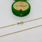 Sterling Silver Gilt Essential Rope Chain Necklace Vintage c1970 48cm Length