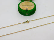 Sterling Silver Gilt Essential Rope Chain Necklace Vintage c1970 48cm Length