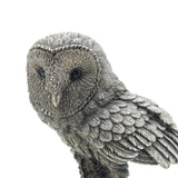 Country Artists Sterling Silver Filled Perched Owl Figurine Statue Vintage 1997