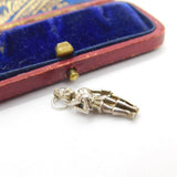 Sterling Silver Standing Soldier Charm Pendant Vintage c1970
