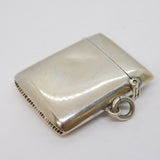 Victorian Sterling Silver 'Ada Morris' Vesta Case Antique 1898 Birmingham