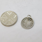 Sterling Silver George IV Maundy Two-Pence Coin Charm Pendant Antique 1830
