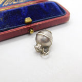 Sterling Silver Jersey Can Flask Charm Pendant Vintage c1970