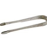 George IV Sterling Silver Bright Cut Sugar Tongs Antique c1820s London