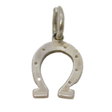 Sterling Silver Horseshoe Charm Pendant Vintage c1970