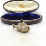 Sterling Silver Little Openable Table Lighter Charm Pendant Vintage c1970