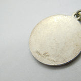 Sterling Silver Nuvo St Christopher Charm Pendant Vintage c1970