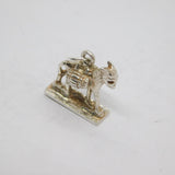 Sterling Silver Working Mule Charm Pendant Vintage c1970