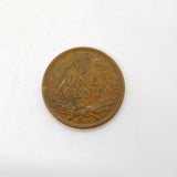 19th Century USA One Cent Coin Antique 1892 Fine Condition