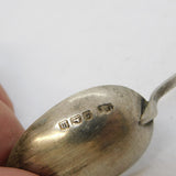 Sterling Silver Suva, Fiji Souvenir Teaspoon Antique 1912 Birmingham Art Deco