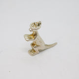 Sterling Silver Kangaroo Charm Pendant Vintage c1970