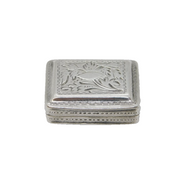 George IV Small Sterling Silver Ladies Vinaigrette Antique 1823 Birmingham