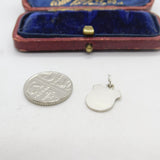 Sterling Silver and Enamel Tirol Travel Shield Charm Pendant Vintage c1970