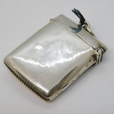 Edwardian Art Nouveau Sterling Silver Fairy Pattern Vesta Case Antique 1905