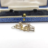 Sterling Silver Tower Bridge Opening London Charm Pendant Vintage c1970