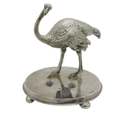 Victorian Silver Plated Ostrich Egg Dining Stand Antique c1880 Daniel & Arter AF