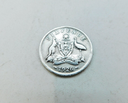 Australian Sterling Silver George V Sixpence Coin Antique 1926 Art Deco