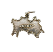 Sterling Silver Jersey Charm Pendant Vintage c1970s