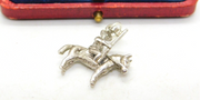 Sterling Silver Canadian Guardsman Soldier Charm Pendant Vintage c1970