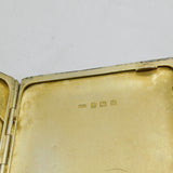 WWII Sterling Silver Enamel Royal Army Medical Corps Cigarette Case Antique