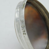 Peter, Ann, William Bateman George III Sterling Silver & Shell Snuff Box Antique