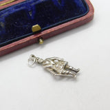 Sterling Silver Scottish Highlander Charm Pendant Vintage c1970