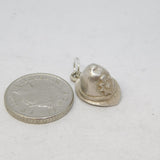 Sterling Silver Police Helmet Charm Pendant Vintage c1970