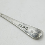 George III Sterling Silver Tea Caddy Spoon Antique 1801 London Eley & Fearn