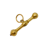 19th Century French 18ct Gold Star Pattern Watch Key Fob Antique c1860s