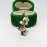 Sterling Silver Poodle Charm Pendant Vintage c1970