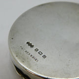 Sterling Silver & Enamel Royal Artillery Makeup Compact Antique 1931 Birmingham